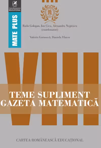 Gazeta Matematică Clasa a 8-a Teme supliment