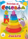 Privim si coloram. Jucarii