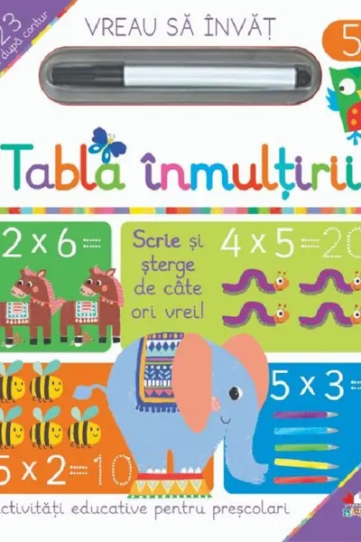VREAU SA INVAT. TABLA INMULTIRII