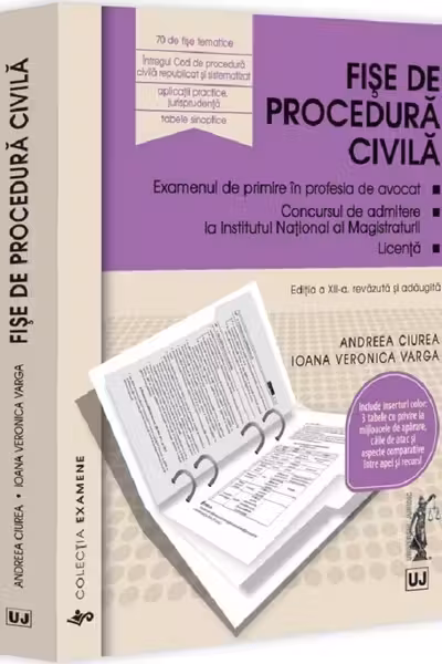 Fișe de procedura civila 2025. Ediția a XII-a, revazuta și adaugita