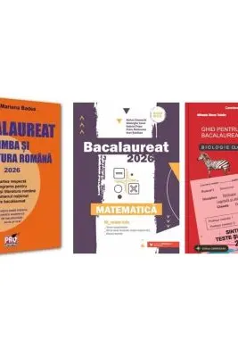Pachet Bacalaureat 2026. Limba si literatura romana, Matematica M_Mate-Info si Biologie clasele 9-10 - Mariana Badea, Gheorghe Iurea, Stelica Ene