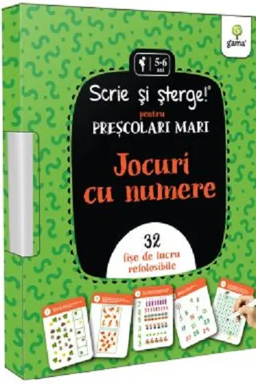 Jocuri cu numere. Prescolari mari