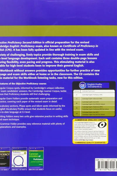 Objective Proficiency Workbook without Answers with Audio CD
