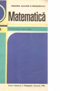 Matematica - Algebra. Manual pentru clasa a IX-a