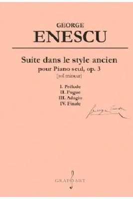 Suite dans le style ancien pour Piano seul, op. 3 (sol mineur)