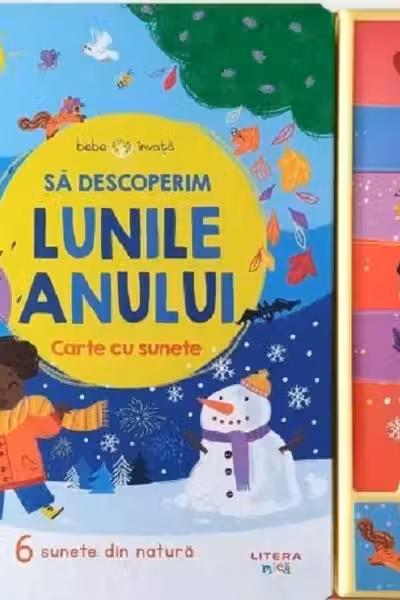 BEBE INVATA. SA DESCOPERIM LUNILE ANULUI. Carte cu sunete (contine taxa verde)
