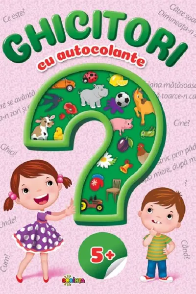 Ghicitori cu autocolante 5+