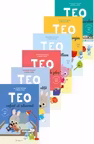 Seria Teo 6 carti: 1. Teo invata sa mearga la olita; 2. Teo si prietenul sau de plus; 3. Teo refuza sa adoarma; 4. Teo invata sa fie independent; 5.Teo invata sa fie curajos; 6. Teo invata sa fie politicos