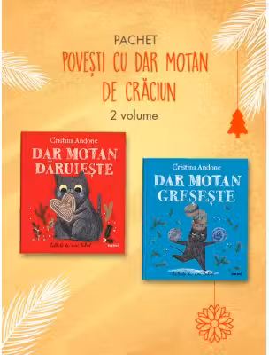 Pachet Aventurile lui Dar Motan de Craciun 2 vol. - Cristina Andone, Emi Balint