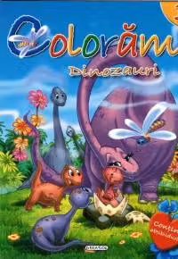 Colorăm 3: Dinozauri (Conține abțibilduri)