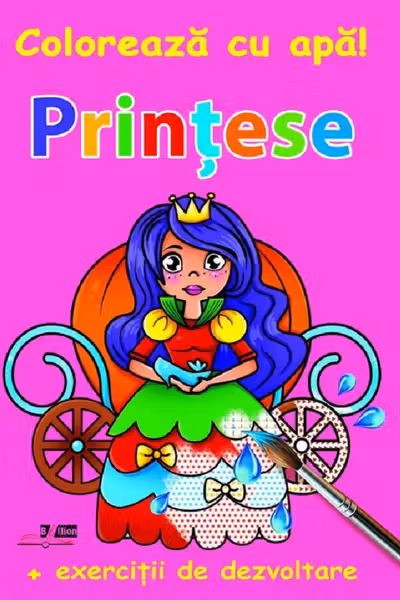 Coloreaza cu apa Printese