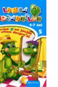 In lumea dinozaurilor nr. 5. Coloram, ne jucam, aflam despre ei (4-7 ani)