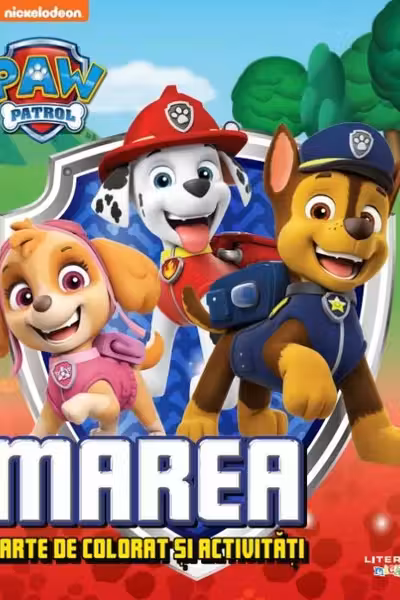 Patrula Catelusilor. Marea carte de colorat si activitati
