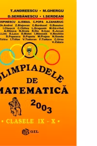 Olimpiade de matematica clasele IX-X 2003