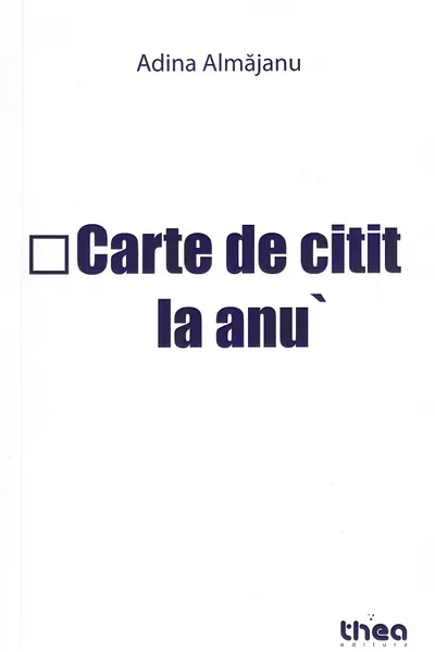 Carte de citit la anu