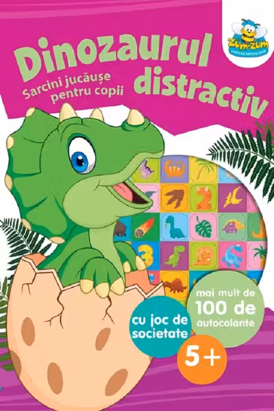 Dinozaurul distractiv - Sarcini jucause pentru copii