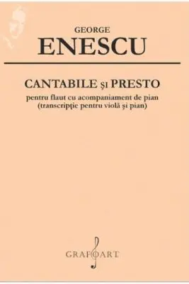 Cantabile si Presto pentru flaut cu acompaniament de pian