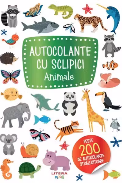 AUTOCOLANTE CU SCLIPICI. ANIMALE