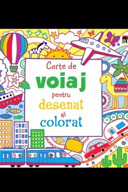 Carte de voiaj pentru desenat si colorat