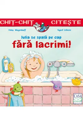 Iulia se spala pe cap fara lacrimi