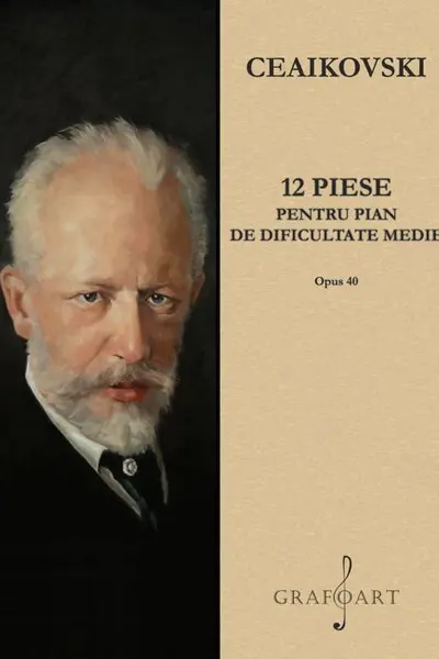 12 piese pentru pian de dificultate medie. Opus 40