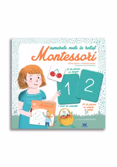 Numerele mele in relief Montessori - Céline Santini