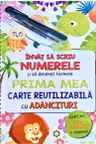 Invat sa scriu numerele si sa desenez formele - Prima mea carte reutilizabila cu adancituri