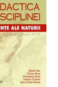 DIDACTICA DISCIPLINEI STIINTE ALE NATURII