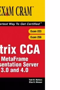 Citrix CCA Metaframe Presentation Server 3.0 and 4.0 (Exams 223/256)