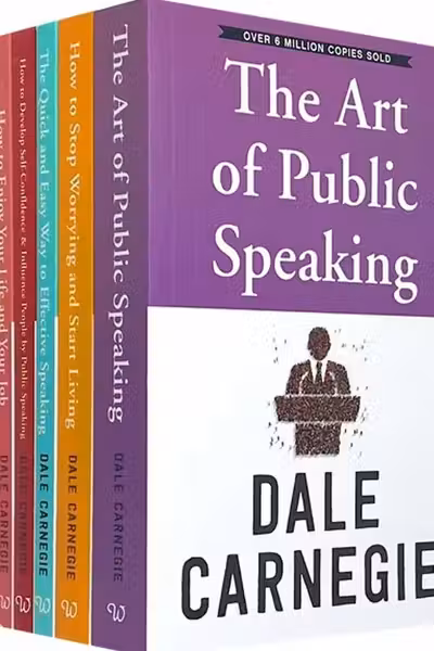Dale Carnegie Personal Development 6 Books Collection Set