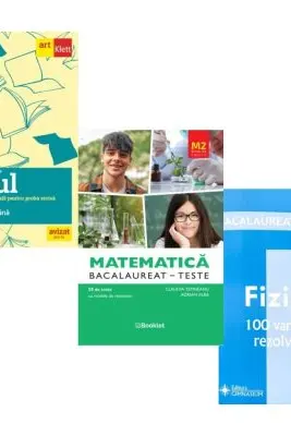Pachet Bacalaureat 2026. Eseul. Literatura Romana. Pregatire individuala pentru proba scrisa, Matematica M2 Profil Stiinte ale naturii. Teste si Fizica 100 variante rezolvate - Liliana Paicu, Claudia Temneanu, Doru Badiu