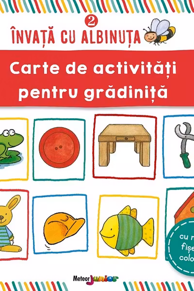 Carte de activitati pentru gradinita. Invata cu albinuta Vol. 2