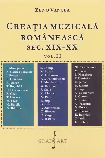 Creația muzicală românească Sec.XIX-XX Vol.2