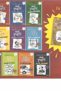 Jurnalul unui pusti (10 volume) + bonus Jurnalul meu