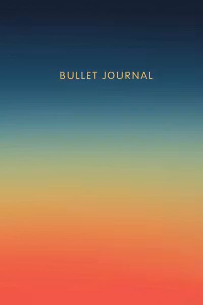 Блокнот в точку: Bullet Journal (закат)