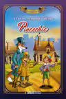 Pinocchio. Carte de colorat cu povești scrisă cu litere mari de tipar