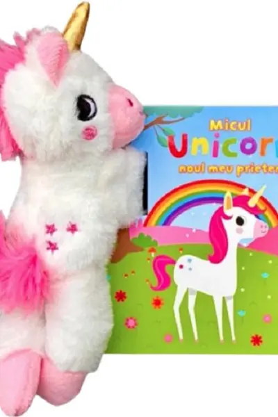 Micul unicorn noul meu prieten - jucarie plus