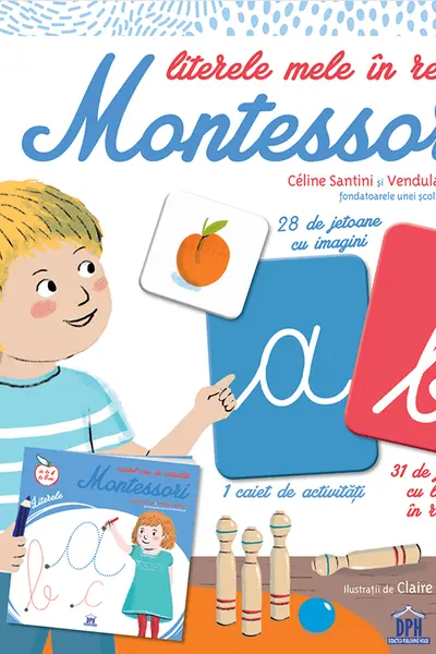 Literele mele in relief Montessori