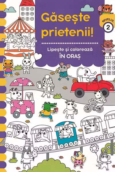 Lipeste si coloreaza in oras