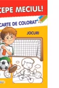 Incepe meciul - carte de colorat