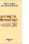 Recursuri in interesul legii 2007
