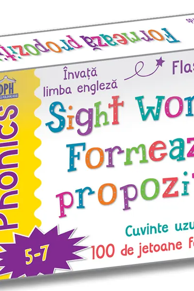 Sight Words. Formează propoziții. 100 de jetoane