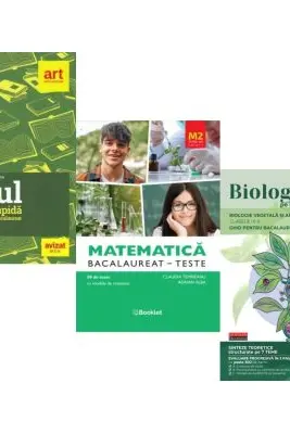 Pachet Bacalaureat 2026. Eseul. Varianta rapida de pregatire si Matematica M2 Stiinte ale naturii. Teste si Biologie pe intelesul tuturor Clasele 9-10 - Liliana Paicu, Claudia Temneanu, Maria Ioana Cazan