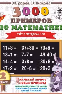 3000 примеров по математике. 2 класс. Счёт в пределах 100
