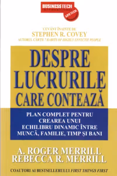 Despre lucrurile care conteaza