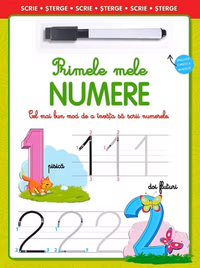 Primele mele numere. Scrie sterge