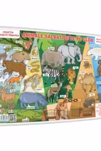 Animale salbatice de pe glob - plansa A3 - Proiecte Tematice