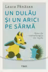 Un dulău și un arici pe sârmă