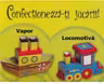 Vapor, locomotiva. Confectioneaza-ti jucarii!