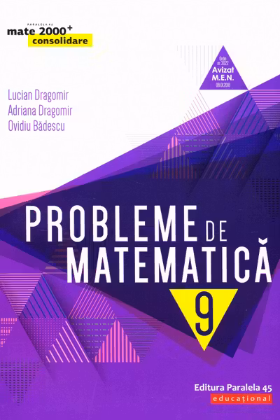 Probleme de matematică - Clasa 9 - Consolidare